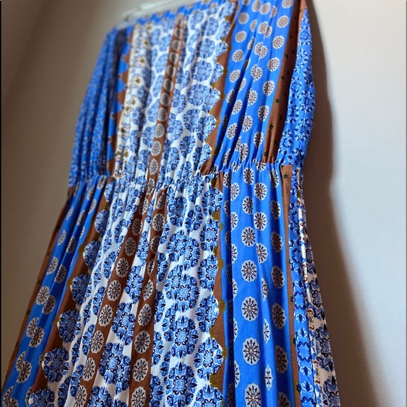 Boho Print Strapless Jumpsuit - Picture 2 of 4